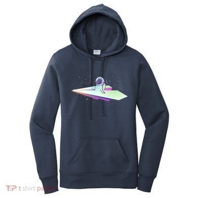 Astronaut Paper Plane Women's Hoodie