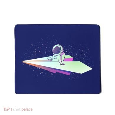 Astronaut Paper Plane Mousepad