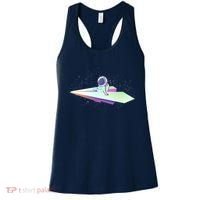 Astronaut Paper Plane Women's Tank Top thumb 0