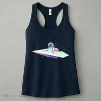 Astronaut Paper Plane Women's Tank Top thumb 3