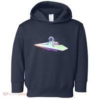 Astronaut Paper Plane Toddler Hoodie thumb 0