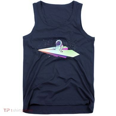Astronaut Paper Plane Tank Top