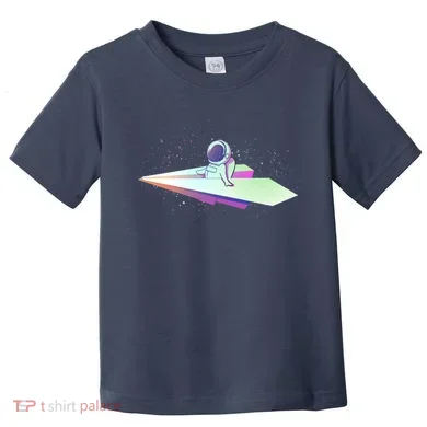 Astronaut Paper Plane Toddler T-Shirt