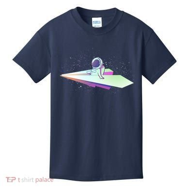 Astronaut Paper Plane Kids T-Shirt