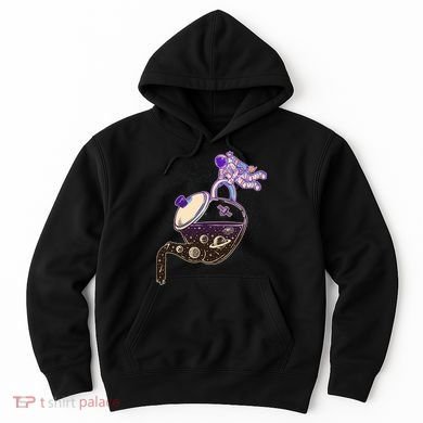 Astronaut Pouring Galaxy Coffee Coffee Hoodie
