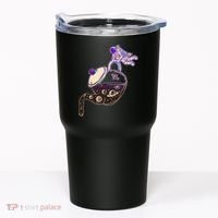 Astronaut Pouring Galaxy Coffee Coffee Tumbler thumb 0