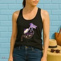 Astronaut Pouring Galaxy Coffee Coffee Women's Tank Top thumb 2