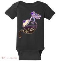 Astronaut Pouring Galaxy Coffee Coffee Baby Bodysuit thumb 0