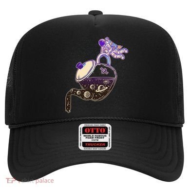 Astronaut Pouring Galaxy Coffee Coffee Hat