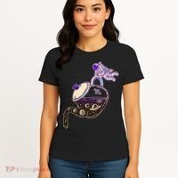 Astronaut Pouring Galaxy Coffee Coffee Women's T-Shirt thumb 4