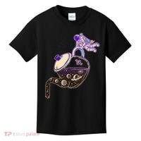 Astronaut Pouring Galaxy Coffee Coffee Kids T-Shirt thumb 0
