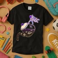 Astronaut Pouring Galaxy Coffee Coffee Kids T-Shirt thumb 3