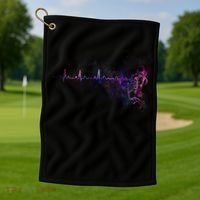 Astronaut Pulse Golf Towel thumb 1