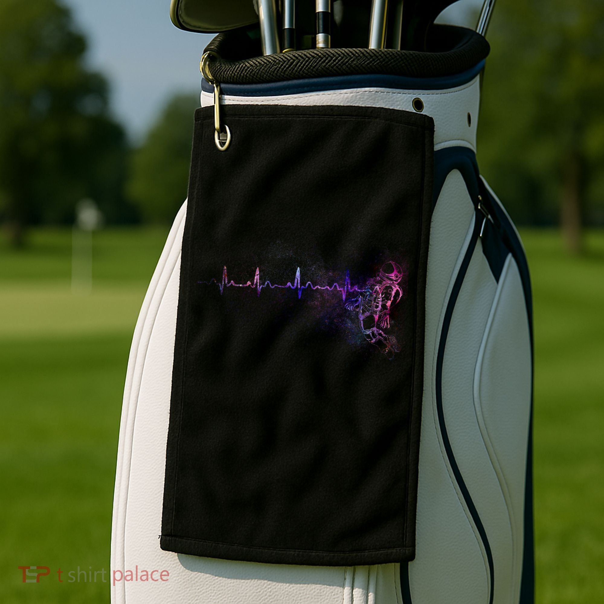 Astronaut Pulse Golf Towel