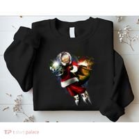 Astronaut Santa Claus In Space Sweatshirt thumb 2