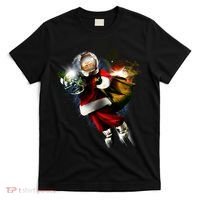 Astronaut Santa Claus In Space T-Shirt thumb 0