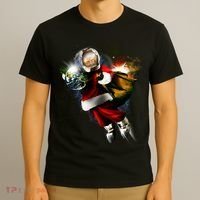 Astronaut Santa Claus In Space T-Shirt thumb 3