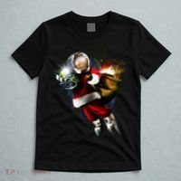 Astronaut Santa Claus In Space T-Shirt thumb 5