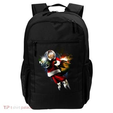 Astronaut Santa Claus In Space Backpack