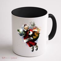 Astronaut Santa Claus In Space Coffee Mug thumb 1