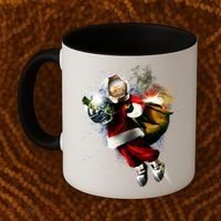 Astronaut Santa Claus In Space Coffee Mug thumb 2