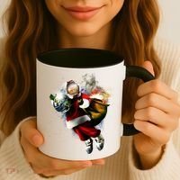 Astronaut Santa Claus In Space Coffee Mug thumb 3