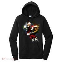Astronaut Santa Claus In Space Women's Hoodie thumb 0