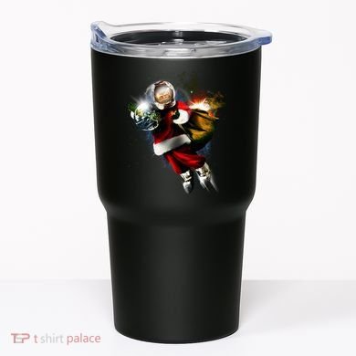 Astronaut Santa Claus In Space Tumbler