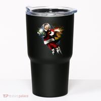 Astronaut Santa Claus In Space Tumbler thumb 0