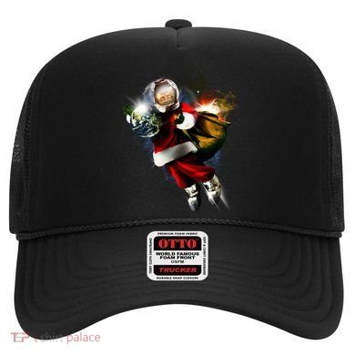 Astronaut Santa Claus In Space Hat