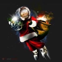 Astronaut Santa Claus In Space Toddler Hoodie thumb 2