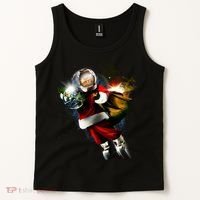 Astronaut Santa Claus In Space Tank Top thumb 2