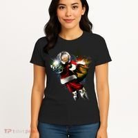 Astronaut Santa Claus In Space Women's T-Shirt thumb 4