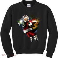 Astronaut Santa Claus In Space Kids Sweatshirt thumb 0