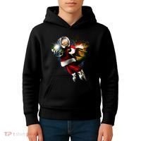 Astronaut Santa Claus In Space Kids Hoodie thumb 4