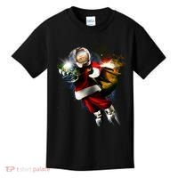 Astronaut Santa Claus In Space Kids T-Shirt thumb 0