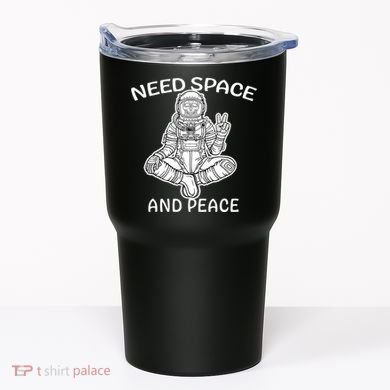 Astronaut Skeleton Need Space And Peace Tumbler