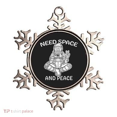 Astronaut Skeleton Need Space And Peace Ornament