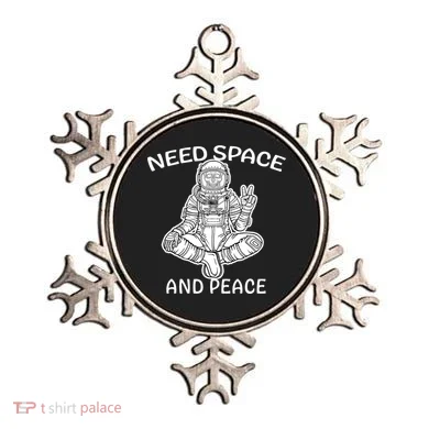 Astronaut Skeleton Need Space And Peace Ornament