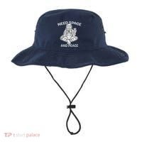 Astronaut Skeleton Need Space And Peace Bucket Hat thumb 0