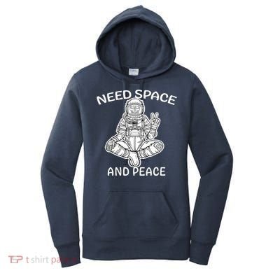 Astronaut Skeleton Need Space And Peace Women's Hoodie