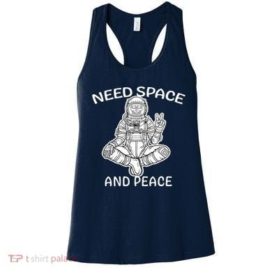Astronaut Skeleton Need Space And Peace Women's Tank Top