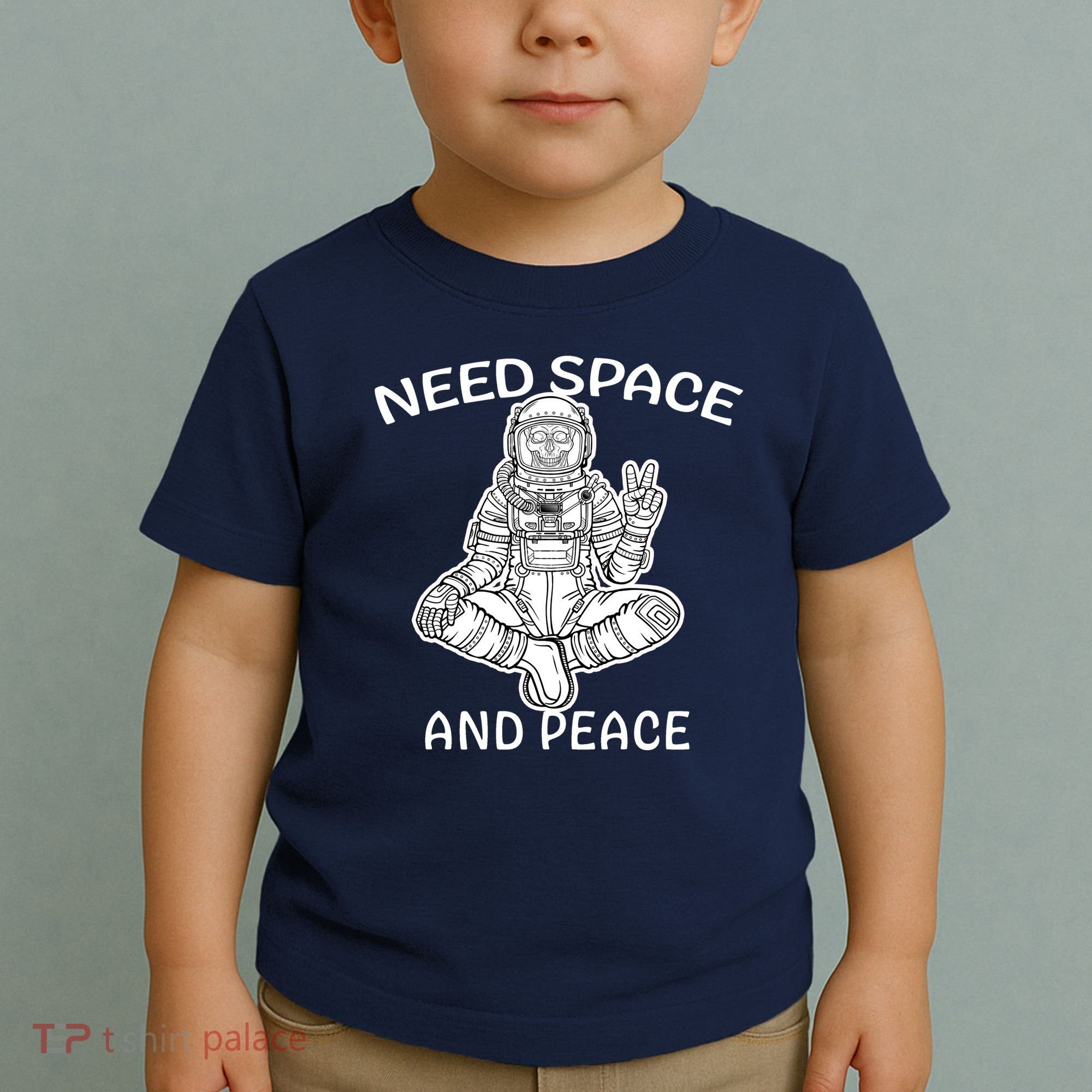 Astronaut Skeleton Need Space And Peace Toddler T-Shirt