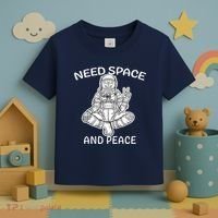 Astronaut Skeleton Need Space And Peace Toddler T-Shirt thumb 3