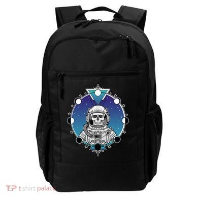 Astronaut Skeleton Star Sky Moon Phases Backpack