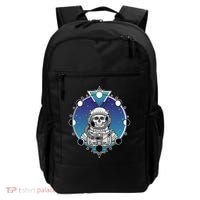Astronaut Skeleton Star Sky Moon Phases Backpack thumb 0