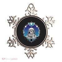Astronaut Skeleton Star Sky Moon Phases Ornament thumb 0
