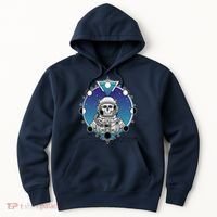 Astronaut Skeleton Star Sky Moon Phases Hoodie thumb 0