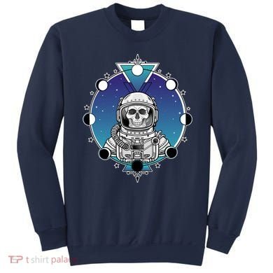 Astronaut Skeleton Star Sky Moon Phases Sweatshirt