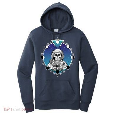 Astronaut Skeleton Star Sky Moon Phases Women's Hoodie